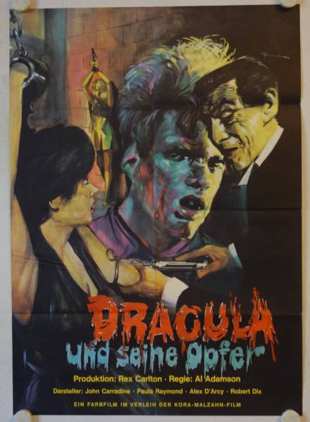 Dracula und seine Opfer originales deutsches Filmplakat